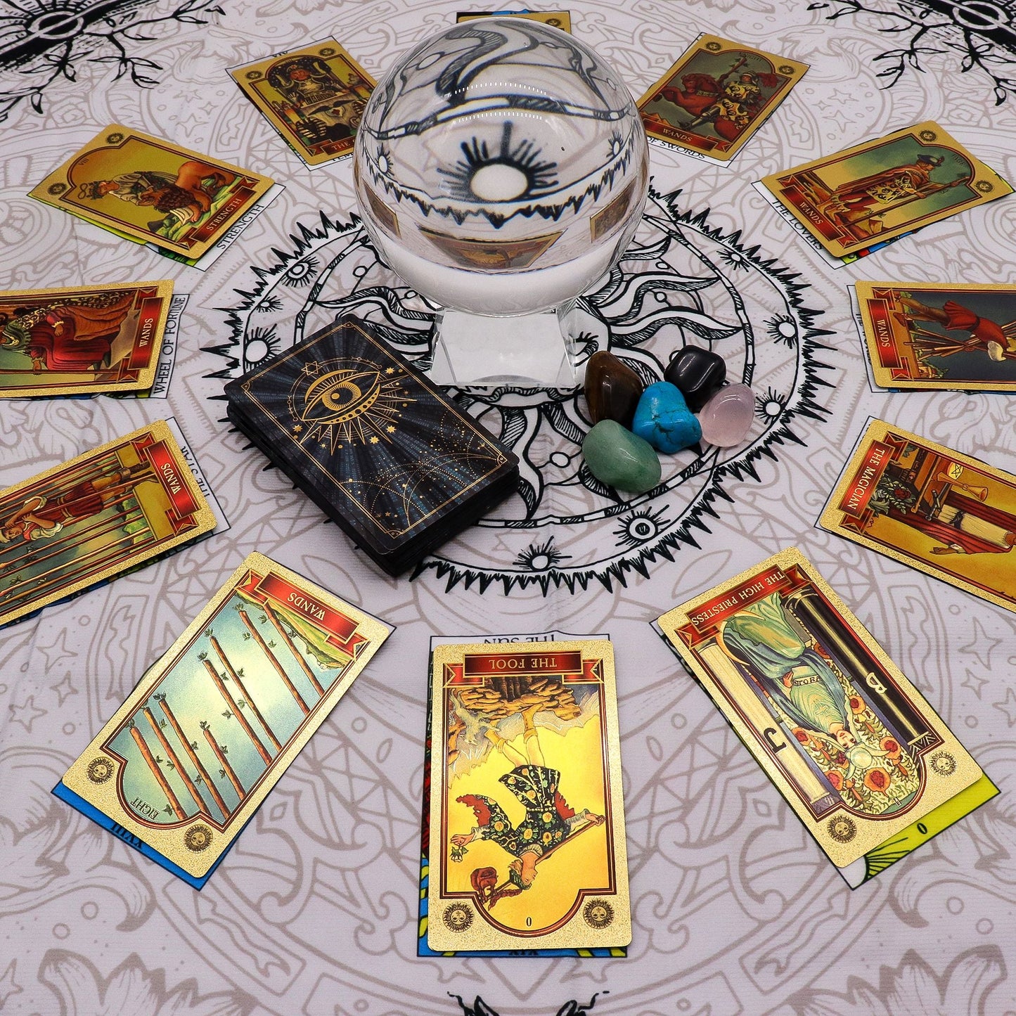 Tarot Reading Cloth - Tree of Life - Luna Temple