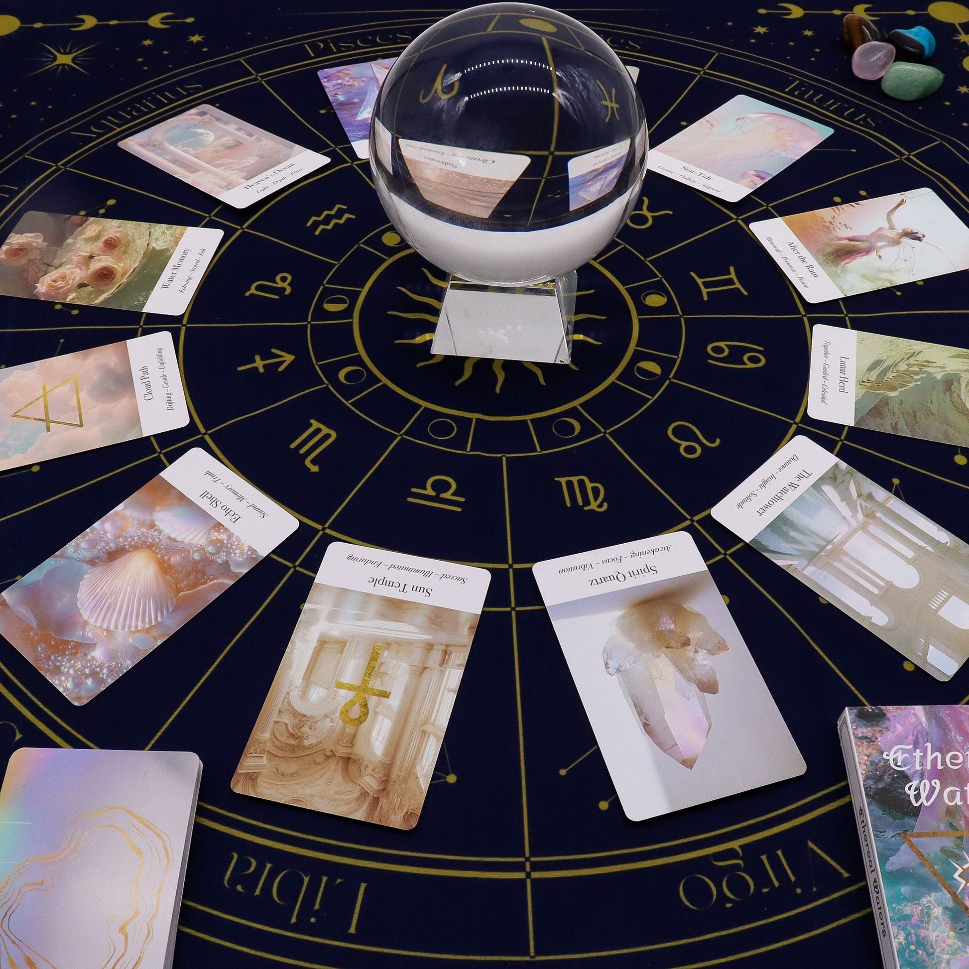 Tarot Reading Cloth - Zodiac - Luna Temple