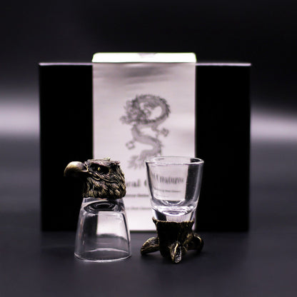 wild_forest_creatures_shot_glass_gift_set_6_pieces_antique_bronze